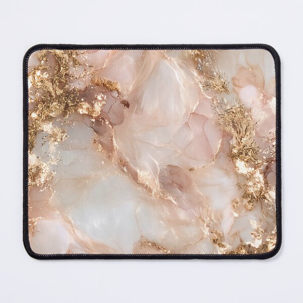 Item preview, Cream & Gold Marble Pattern - Ivory Alcohol Ink Geode Design designed and sold by Nine Lives Studio.