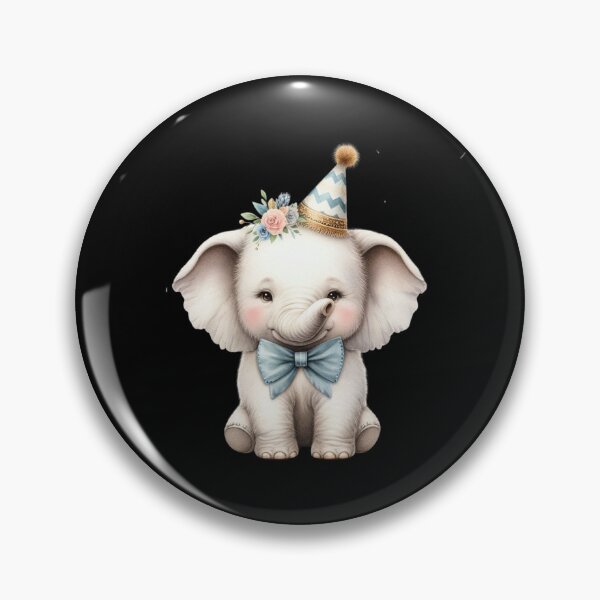 Item preview, Adorable Party Elephant designed and sold by virdeiz.