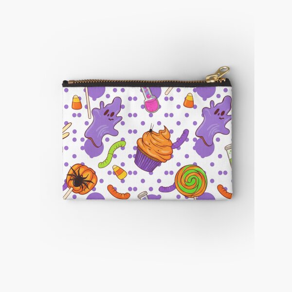 Item preview, Cute spooky candy pattern: ghosts, cupcakes, lollipops, worms, potions designed and sold by LenNo9881.