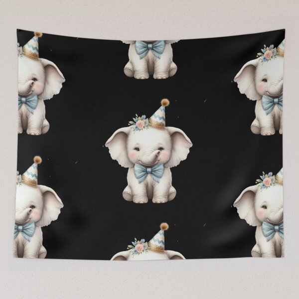 Item preview, Adorable Party Elephant designed and sold by virdeiz.