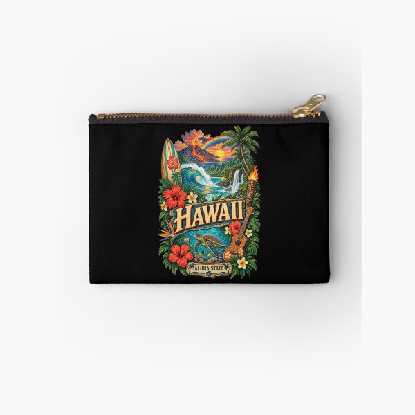 Item preview, Vintage Hawaii Tattoo Style Aloha State Illustration Graphic designed and sold by CG Studio.