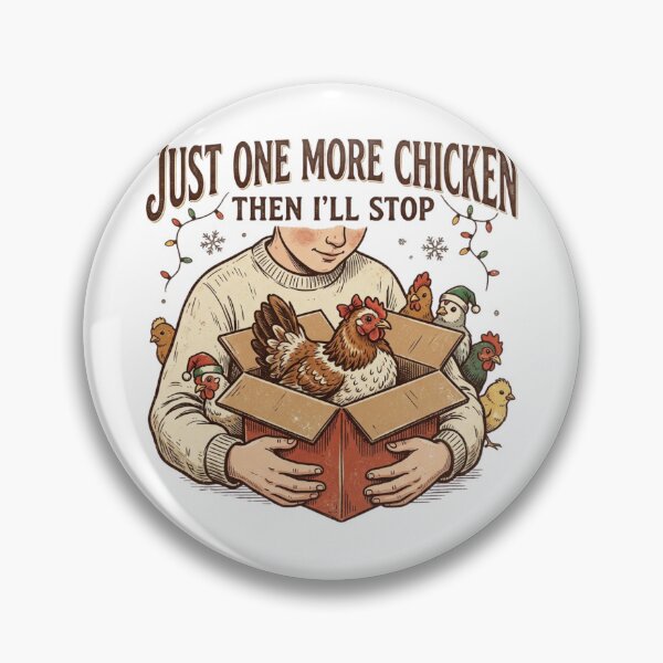 Item preview, Just One More Chicken I Promise Funny Christmas Chicken Math designed and sold by raedattia.