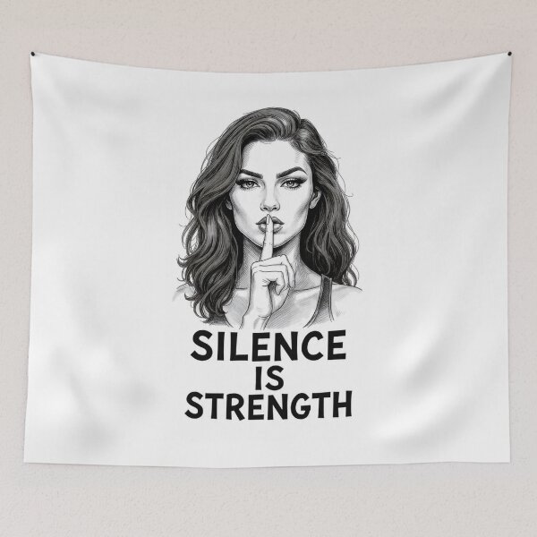 Item preview, Silence Is Strength | Strong Woman | Empowerment T-Shirt` designed and sold by Aliplus+.