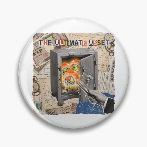Item preview, Sushi Addiction Retro Collage | Japanese Food Lover Vintage Pop Art designed and sold by OzzFrequency.