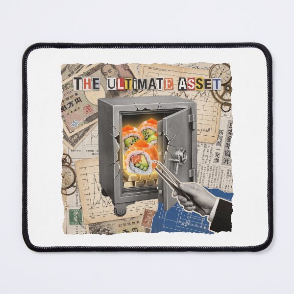 Item preview, Sushi Addiction Retro Collage | Japanese Food Lover Vintage Pop Art designed and sold by OzzFrequency.