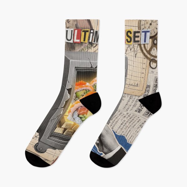 Item preview, Sushi Addiction Retro Collage | Japanese Food Lover Vintage Pop Art designed and sold by OzzFrequency.