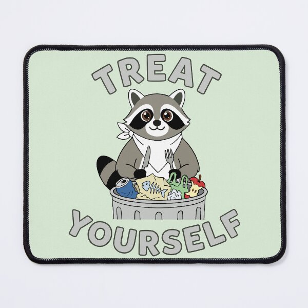 Item preview, Treat Yourself - Hungry Raccoon designed and sold by Regal Rev.
