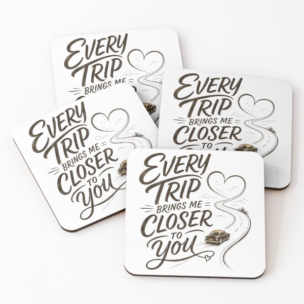 Item preview, ​Every Trip Brings Me Closer To You Road Trip Driver Gift designed and sold by Haque Designs.
