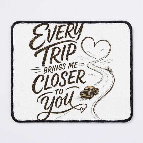 Item preview, Every Trip Brings Me Closer To You Road Trip Driver Gift designed and sold by Haque Desigens.