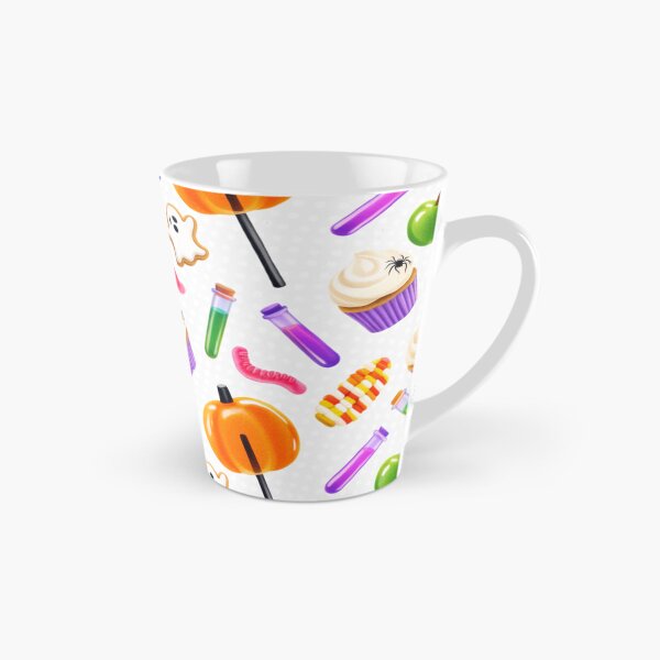 Item preview, Sweet Halloween Treats Seamless Pattern – Pumpkin Lollipops, Ghost Cookies and Cupcakes designed and sold by LenNo9881.