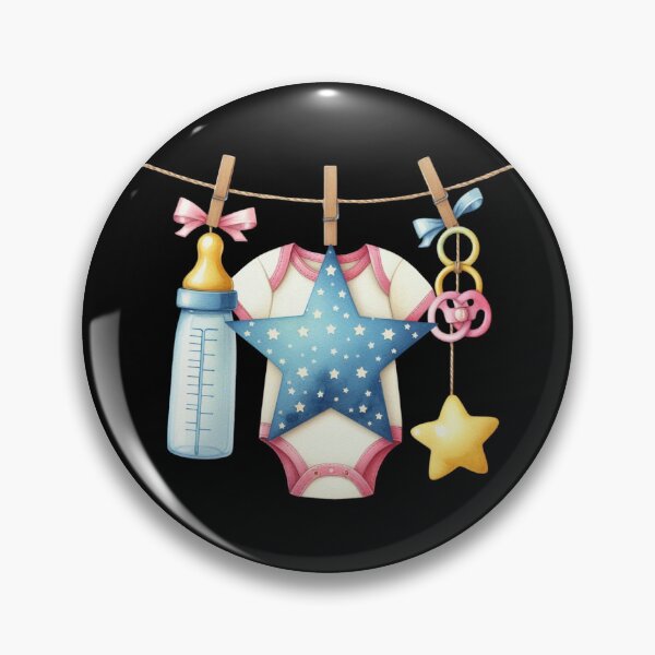 Item preview, Baby Items Hanging on a Line designed and sold by virdeiz.