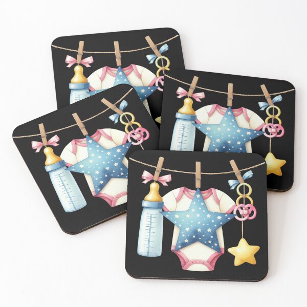 Item preview, Baby Items Hanging on a Line designed and sold by virdeiz.