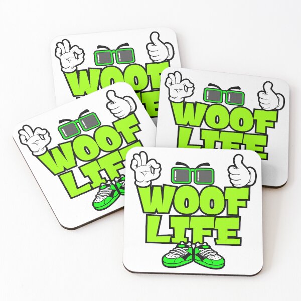 Item preview, WOOF LIFE - PETS Comic Character Bold Urban designed and sold by NFTWords.