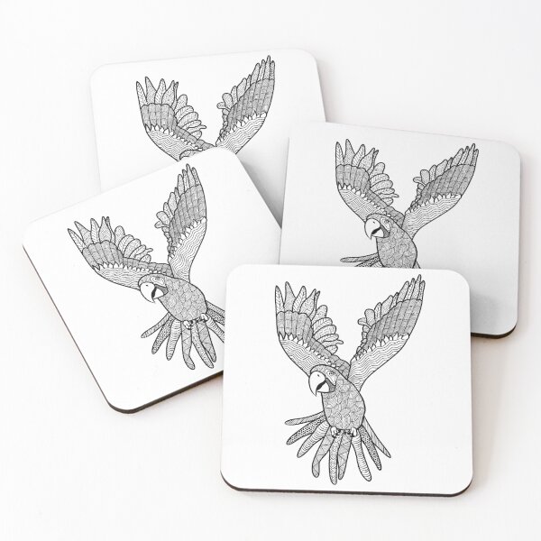 Item preview, Flying parrot designed and sold by HappyVulture.