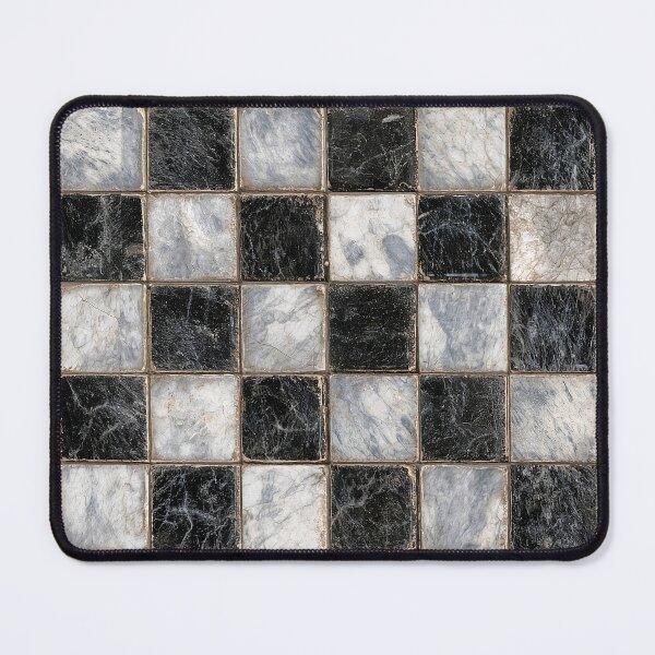 Item preview, Medieval Marble Checkerboard Pattern - Gothic Castle Floor Tile Design designed and sold by Nine Lives Studio.