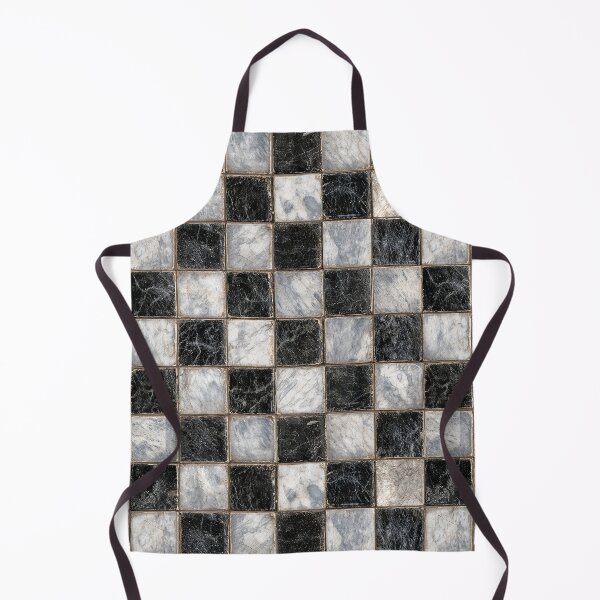 Item preview, Medieval Marble Checkerboard Pattern - Gothic Castle Floor Tile Design designed and sold by Nine Lives Studio.