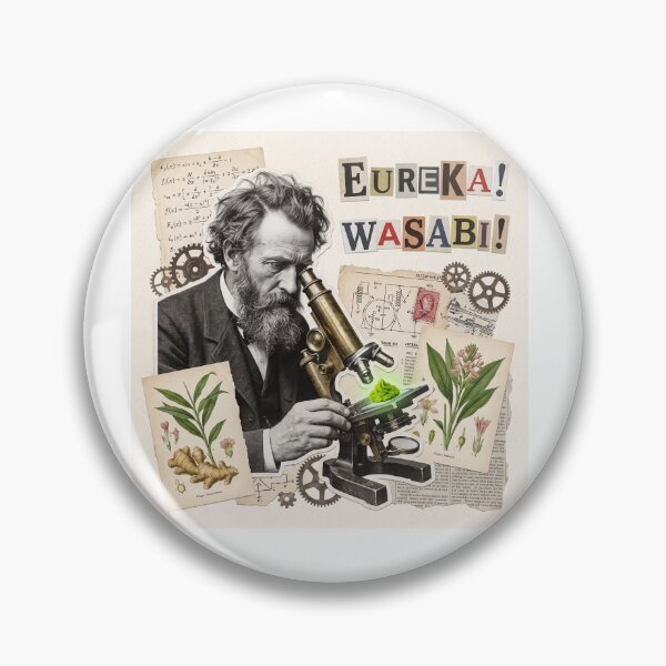 Item preview, Sushi Addiction Retro Collage | Japanese Food Lover Vintage Pop Art designed and sold by OzzFrequency.