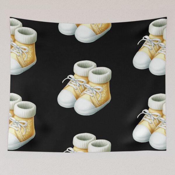 Item preview, Yellow Baby Shoes designed and sold by virdeiz.
