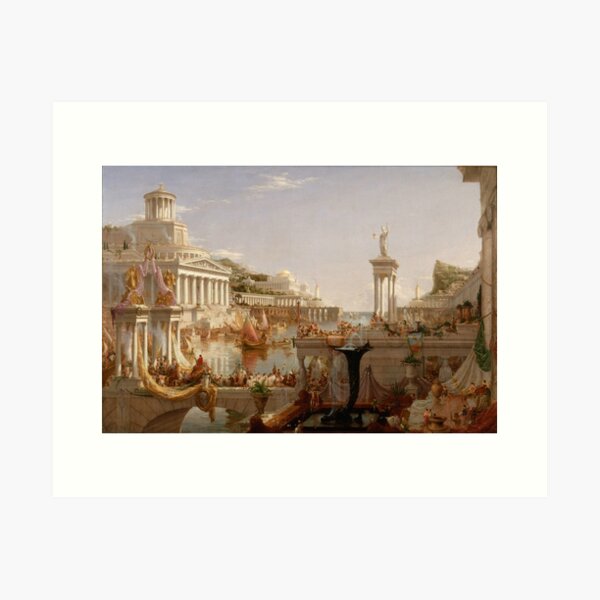 Aperçu de l'œuvre La consommation de l'Empire - Thomas Cole créée et vendue par themasters.
