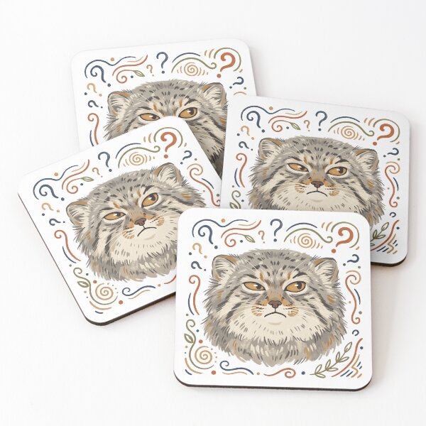 Item preview, Professionally Confused Manul | Funny Pallas Cat Meme Design designed and sold by HelgaCraftery.