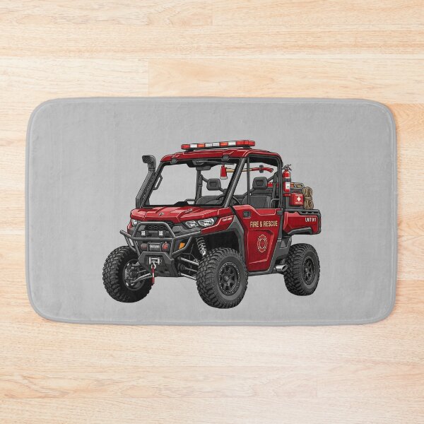Item preview, Can-Am Defender Fire Rescue Off-Road UTV Emergency Vehicle Graphic designed and sold by Motorline44.