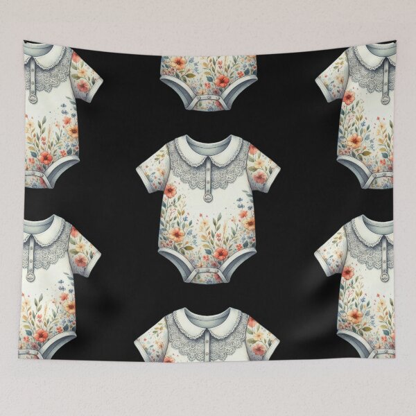 Item preview, Floral Baby Onesie Design designed and sold by virdeiz.