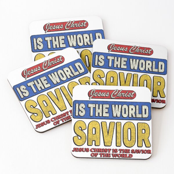 Item preview, Jesus Christ Is The World Savior Typography designed and sold by Electric0ddity.