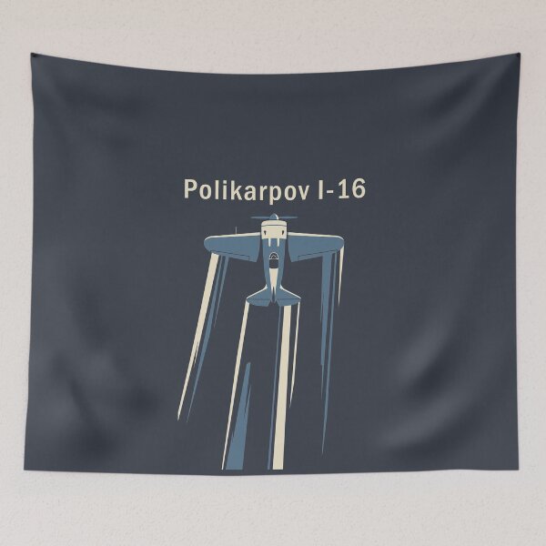 Item preview, Polikarpov I-16 Soviet Fighter WW2 Aviation Vintage Art designed and sold by KiwiRider.