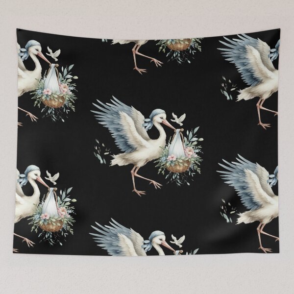 Item preview, Stork Delivering a Baby designed and sold by virdeiz.