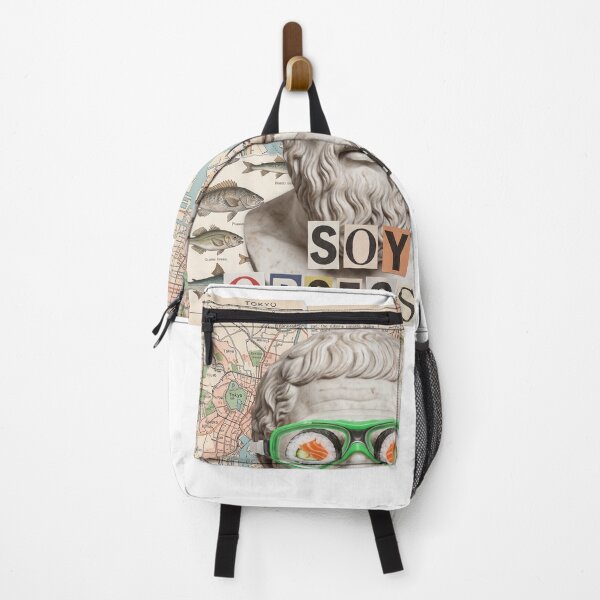 Item preview, Sushi Addiction Retro Collage | Japanese Food Lover Vintage Pop Art designed and sold by OzzFrequency.