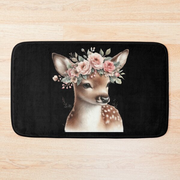 Item preview, Fawn with Floral Crown designed and sold by virdeiz.