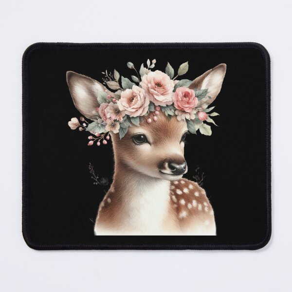 Item preview, Fawn with Floral Crown designed and sold by virdeiz.