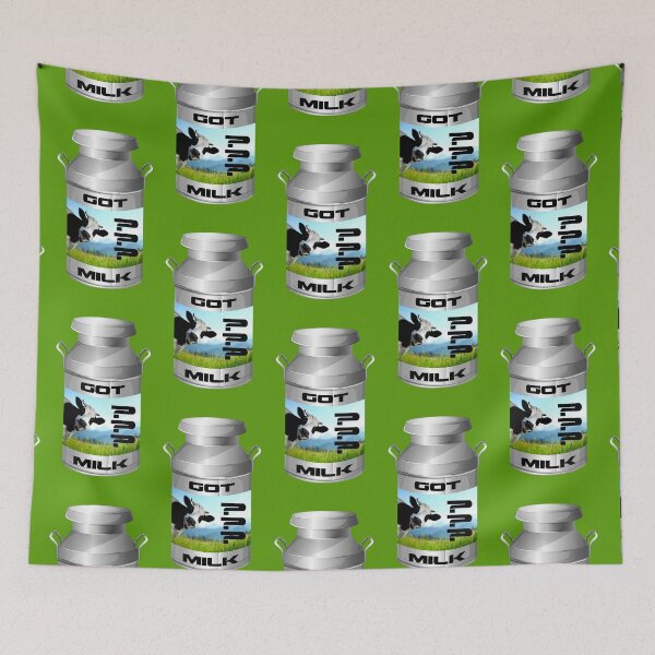 Item preview, Got Milk??? (on Green) designed and sold by PawsitiveMum3.