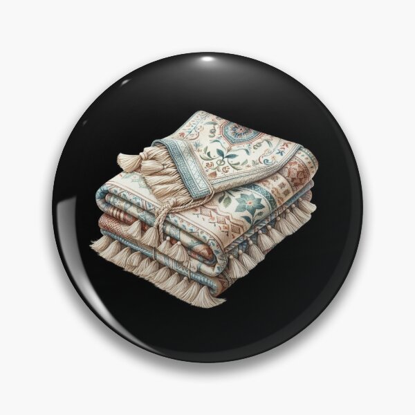 Item preview, Intricately Patterned Folded Blanket designed and sold by virdeiz.