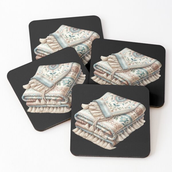 Item preview, Intricately Patterned Folded Blanket designed and sold by virdeiz.