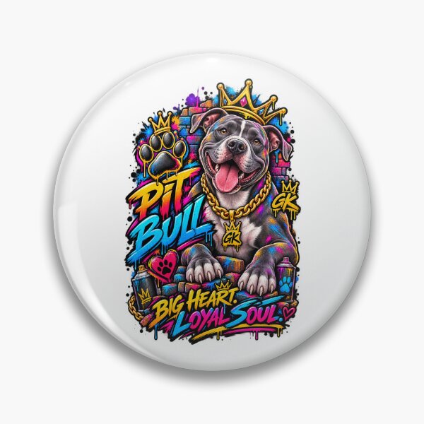 Item preview, Pit Bull Big Heart Loyal Soul Graffiti designed and sold by GraffKingz.