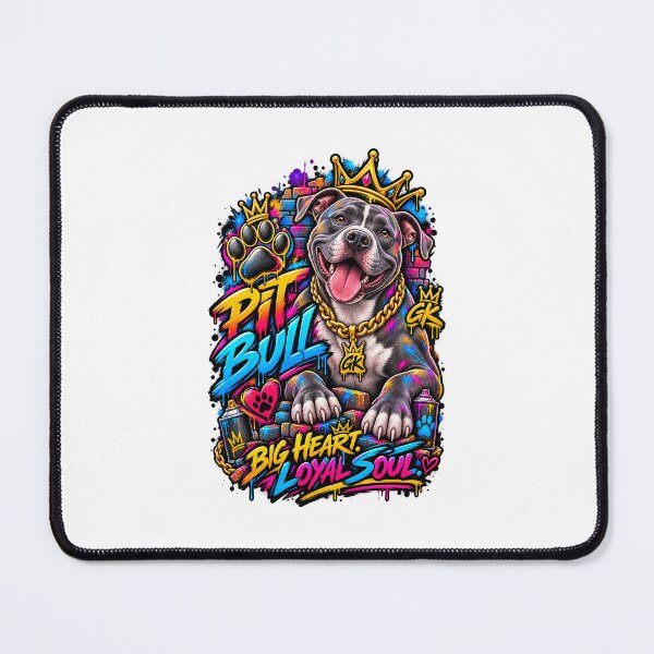Item preview, Pit Bull Big Heart Loyal Soul Graffiti designed and sold by GraffKingz.