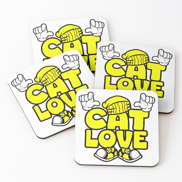 Item preview, CAT LOVE - PETS Cartoon Character Bold Retro designed and sold by NFTWords.