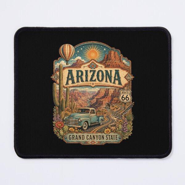 Item preview, Vintage Arizona Tattoo Style Desert Illustration Graphic designed and sold by CG Studio.