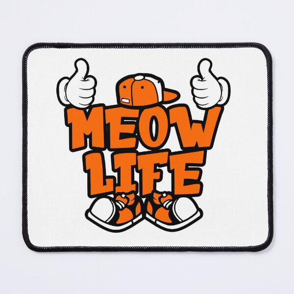 Item preview, MEOW LIFE - PETS Street Lettering Cartoon Character designed and sold by NFTWords.