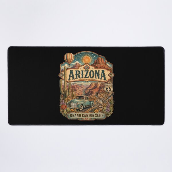 Item preview, Vintage Arizona Tattoo Style Desert Illustration Graphic designed and sold by CG Studio.