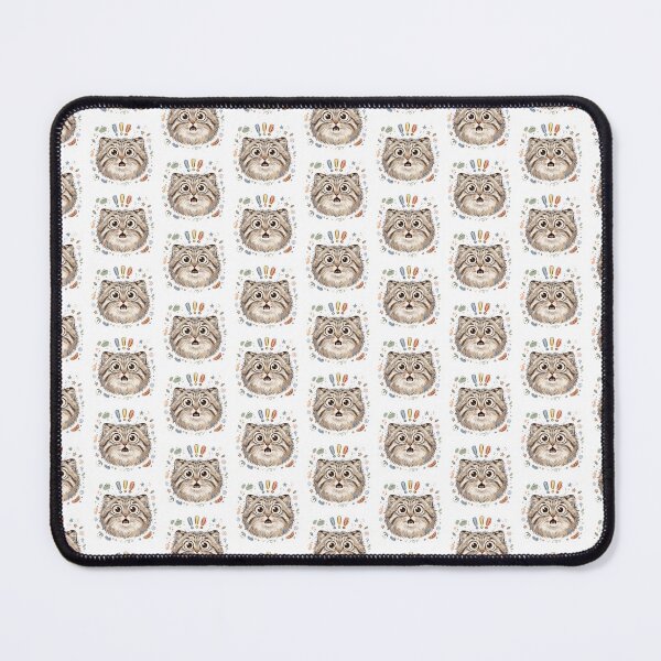Item preview, Pallas Cat Buffering... | Funny Shocked Manul Meme Design designed and sold by HelgaCraftery.