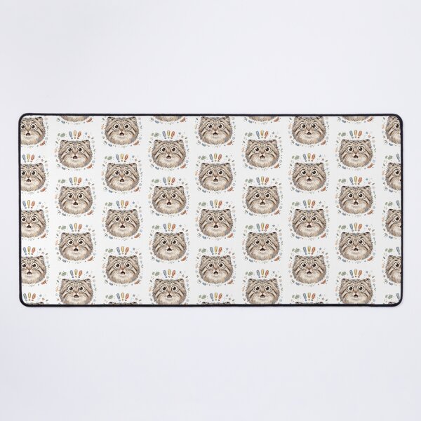 Item preview, Pallas Cat Buffering... | Funny Shocked Manul Meme Design designed and sold by HelgaCraftery.