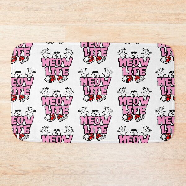 Item preview, MEOW LIFE - PETS Typography Character Bold Funny designed and sold by NFTWords.