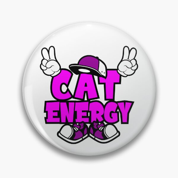 Item preview, CAT ENERGY  - PETS Lettering Comic Words Funny  designed and sold by NFTWords.