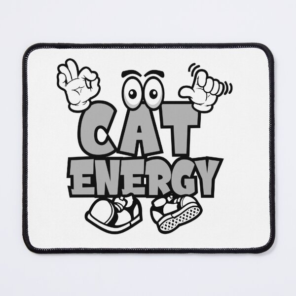 Item preview, CAT ENERGY - PETS Graffitti Character Bold Retro designed and sold by NFTWords.