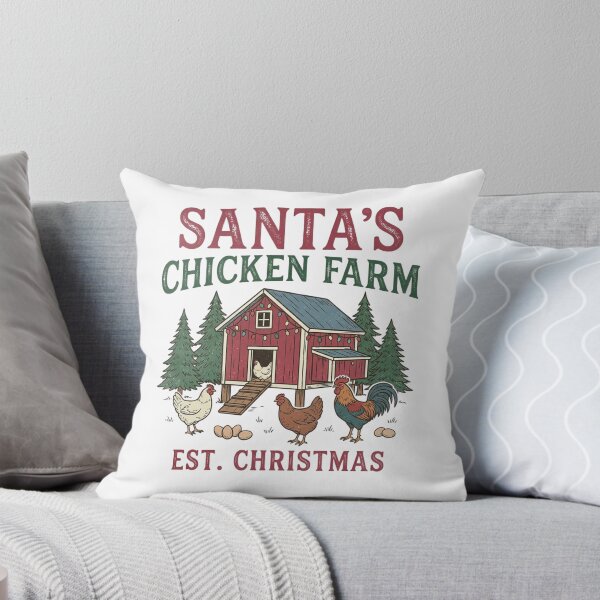 Item preview, Santas Chicken Farm Est Christmas Vintage Coop Homesteading Poultry Lover designed and sold by raedattia.