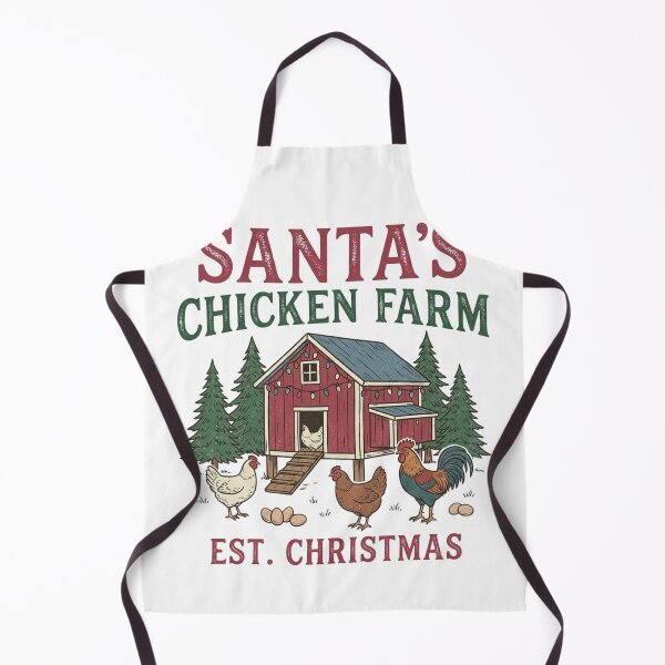 Item preview, Santas Chicken Farm Est Christmas Vintage Coop Homesteading Poultry Lover designed and sold by raedattia.