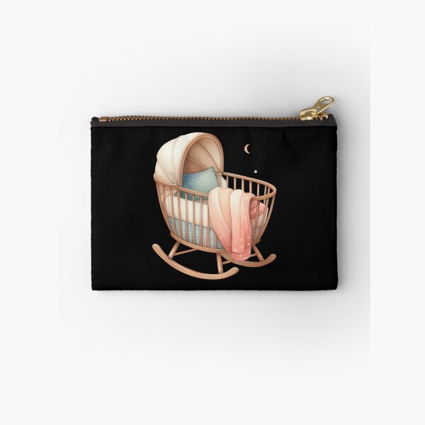 Item preview, Vintage Baby Cradle with Blanket designed and sold by virdeiz.
