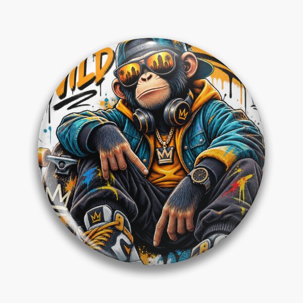Item preview, Stay Wild Street Monkey designed and sold by VYBORA Studio.
